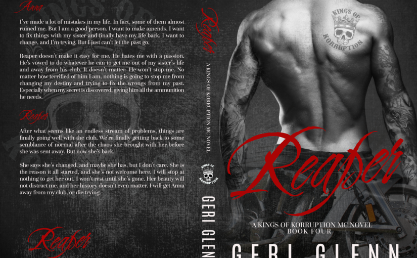 Cover Reveal ~ Reaper ~ by ~ Geri Glenn