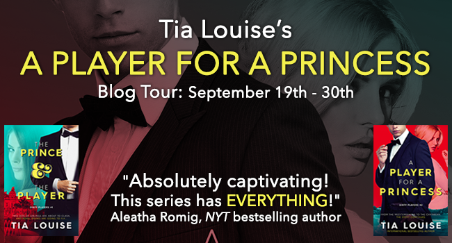 Blog Tour & Review ~ A Player for a Princess ~ by ~ Tia Louise