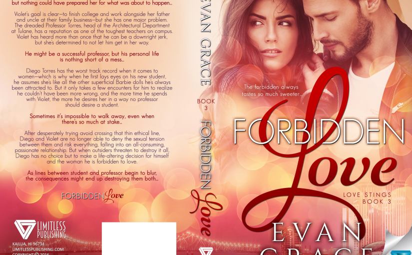 Cover Reveal ~ Forbidden Love ~ by ~ Evan Grace