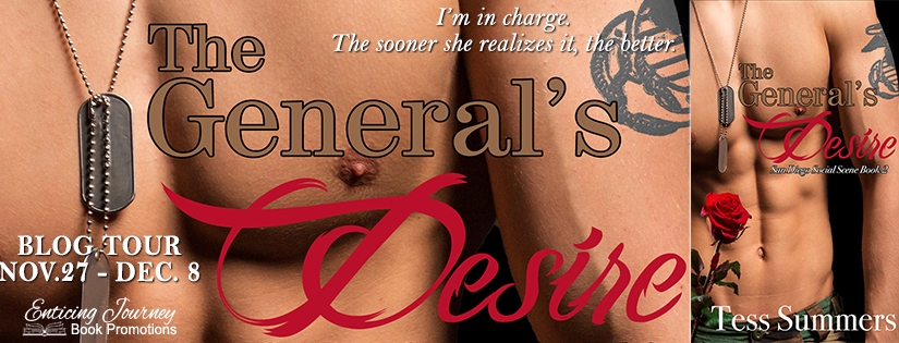 Blog Tour ~ The General’s Desire ~ by ~ Tess Summers